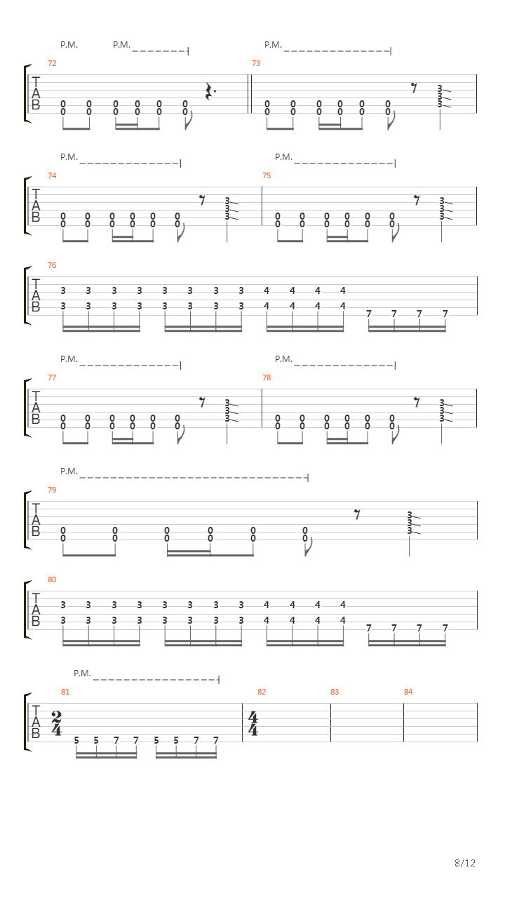 March Of The Poozers吉他谱