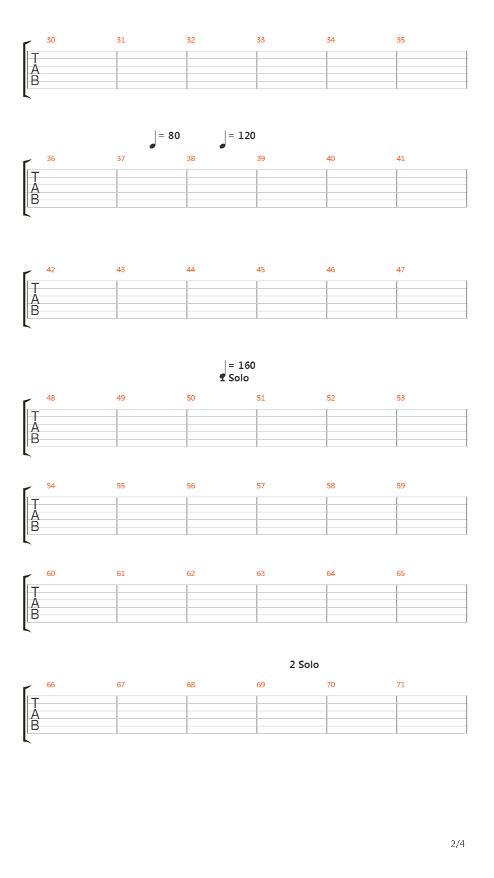 Songs Of Eternity吉他谱