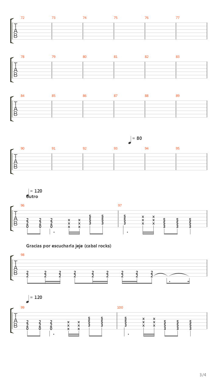 Songs Of Eternity吉他谱
