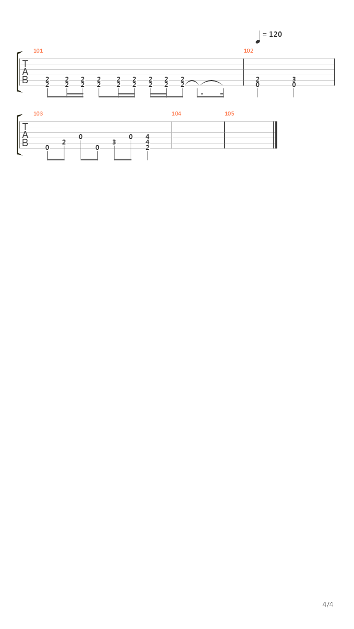 Songs Of Eternity吉他谱