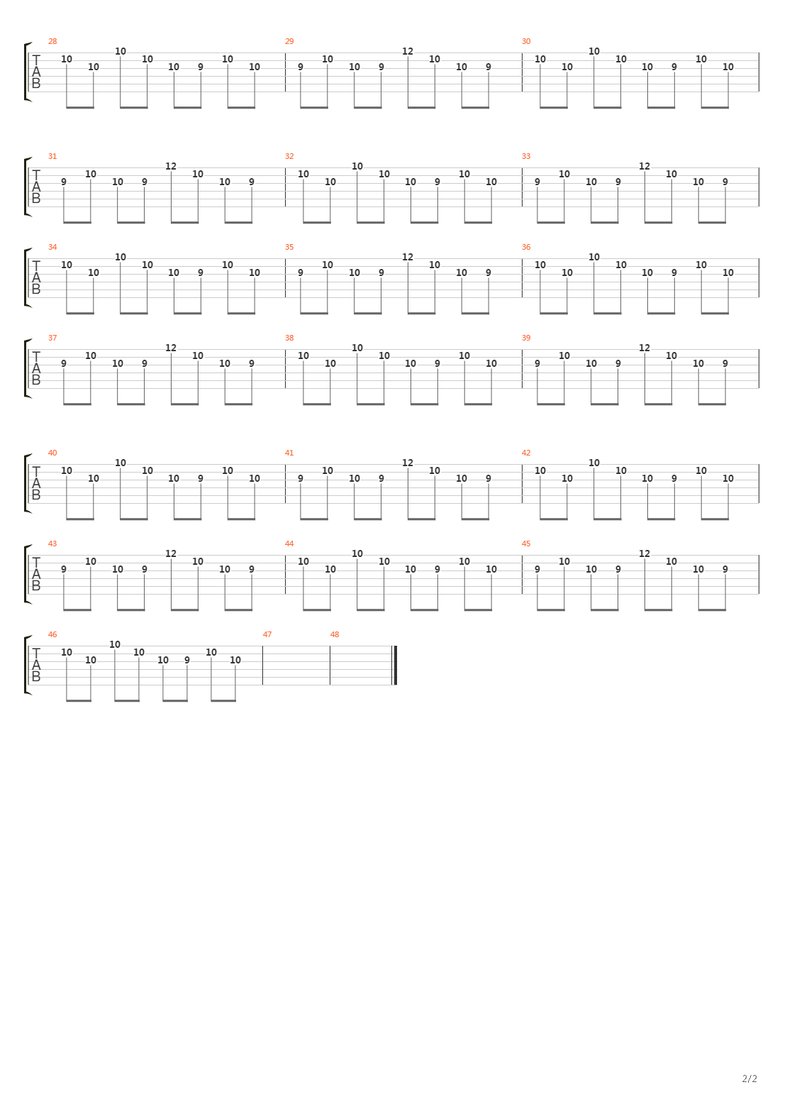 66吉他谱