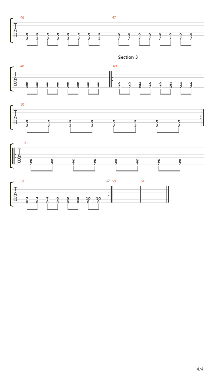 Long Song吉他谱