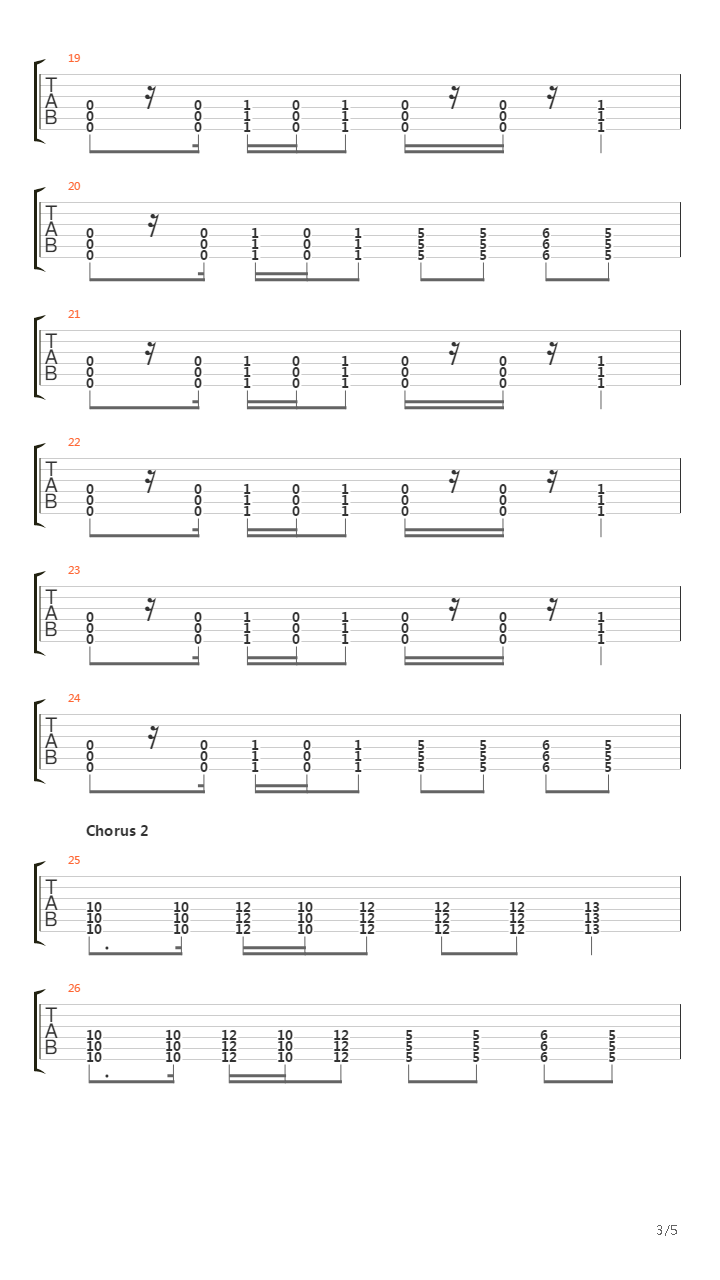 Iwato Chant In B Major吉他谱