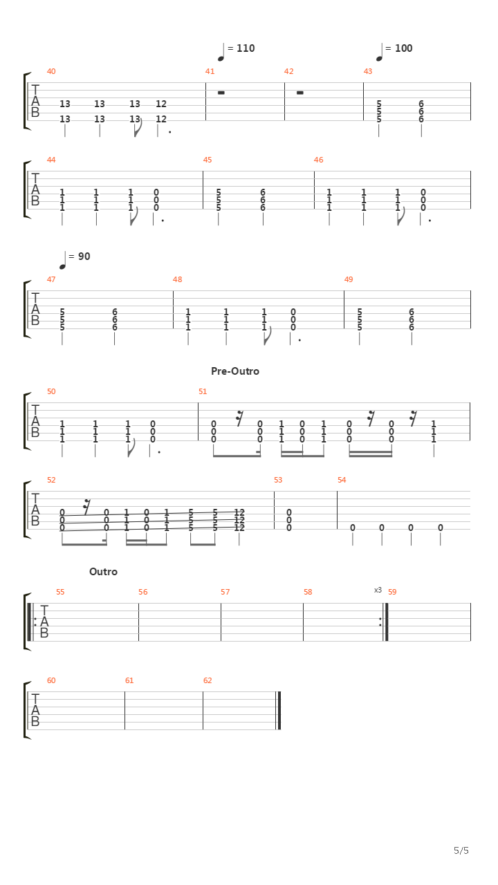 Iwato Chant In B Major吉他谱