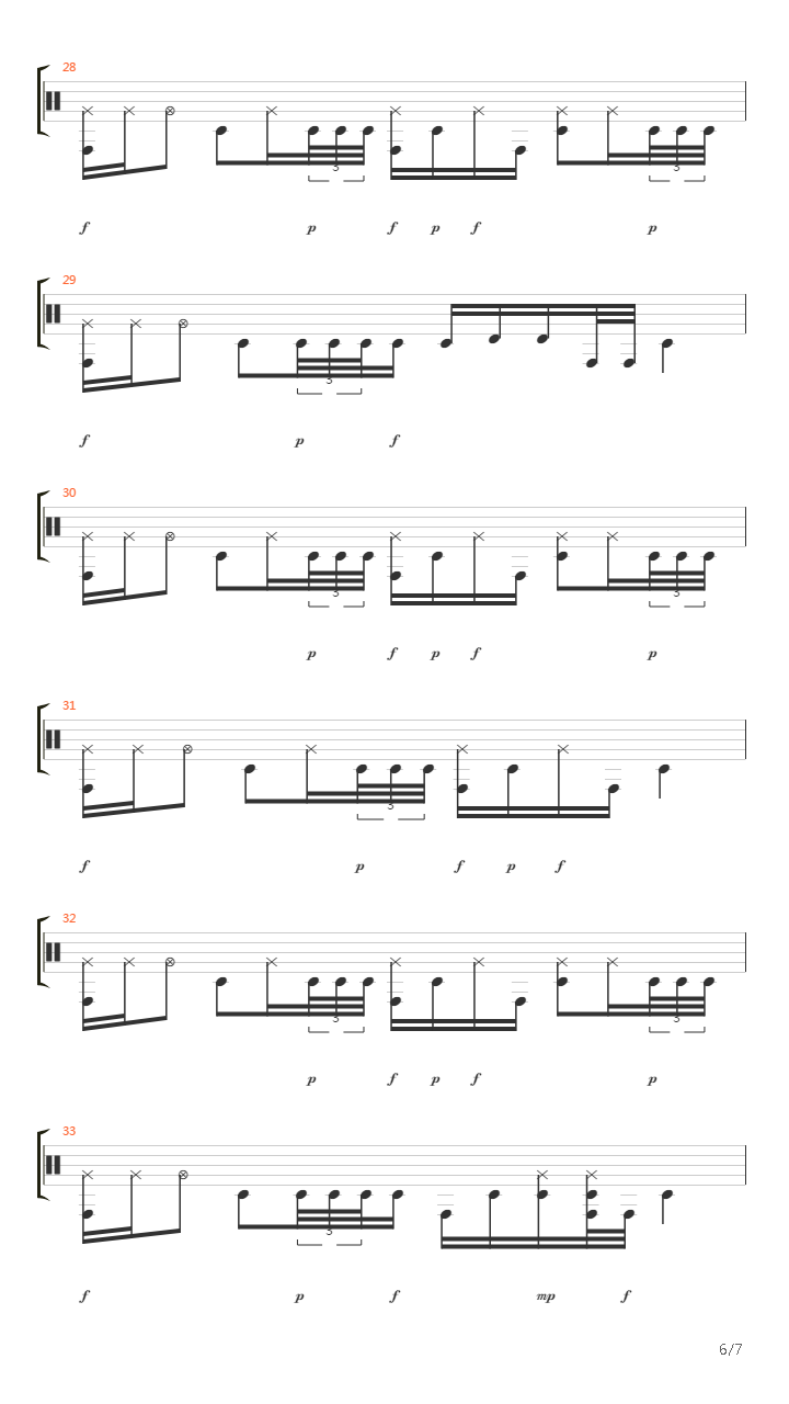 Movement II _ Crosswind Minuet吉他谱