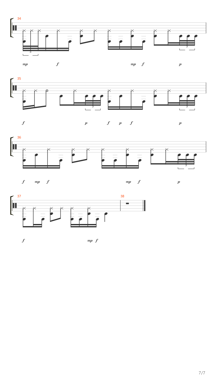 Movement II _ Crosswind Minuet吉他谱