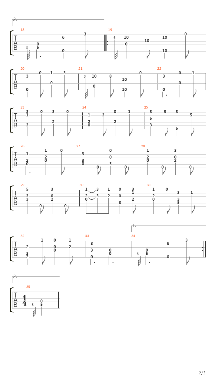 Right's of Man(Irish Trad.)吉他谱