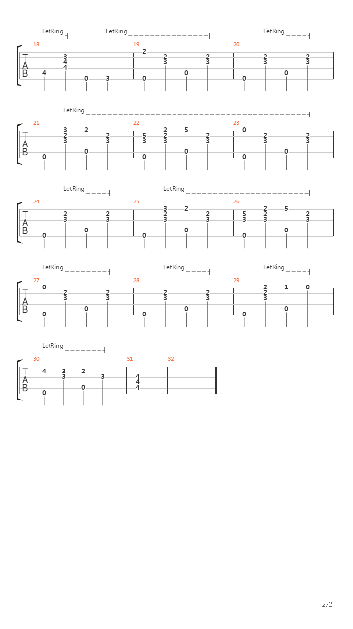 Caravan吉他谱