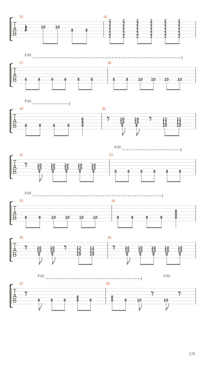 A Contracorriente吉他谱