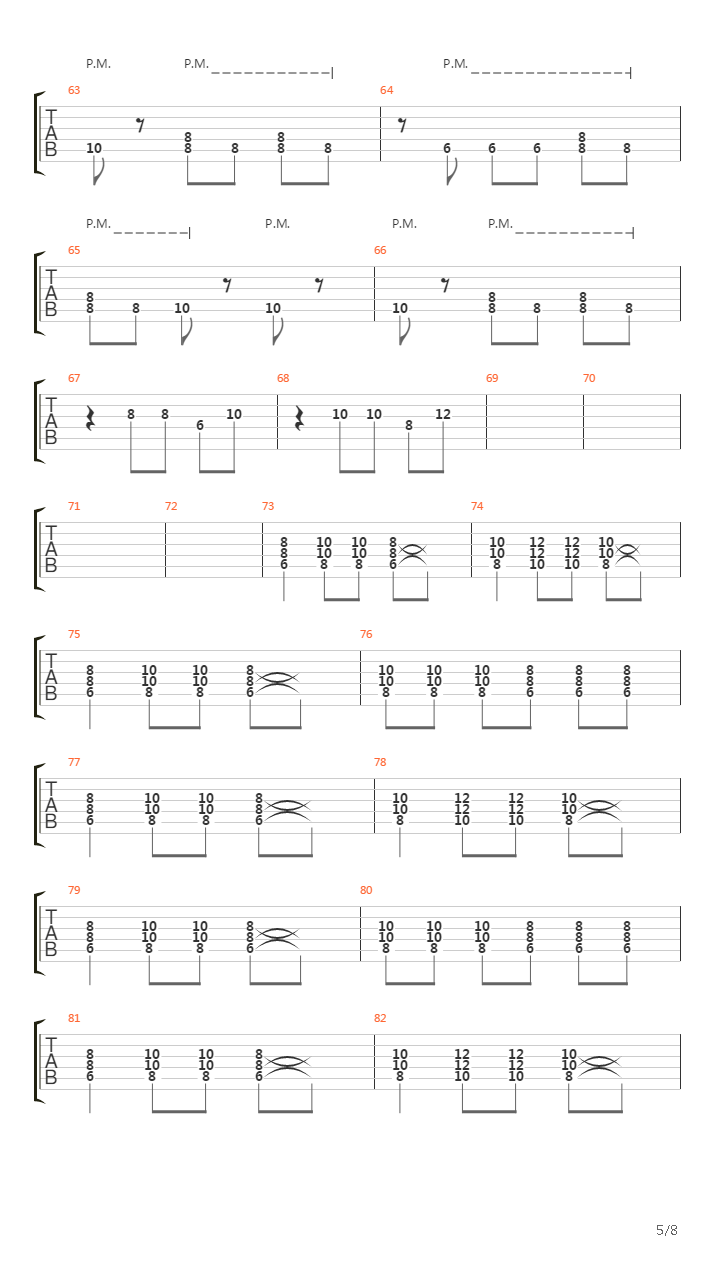 A Contracorriente吉他谱