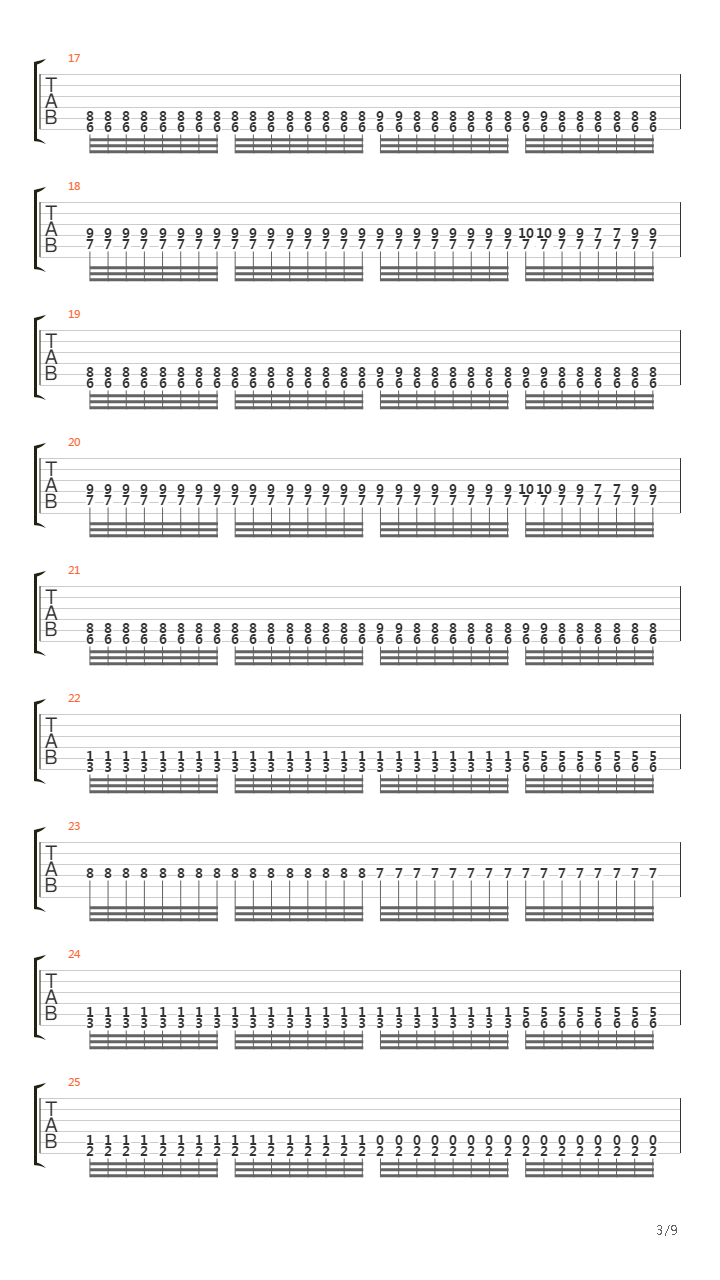 Red Sea Abyss吉他谱