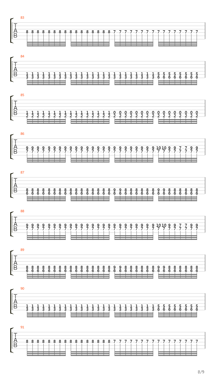 Red Sea Abyss吉他谱