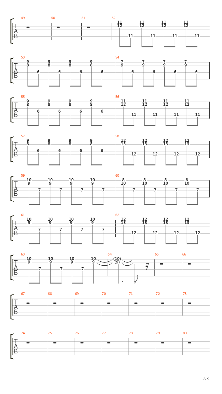 Intro Concerti 2003吉他谱