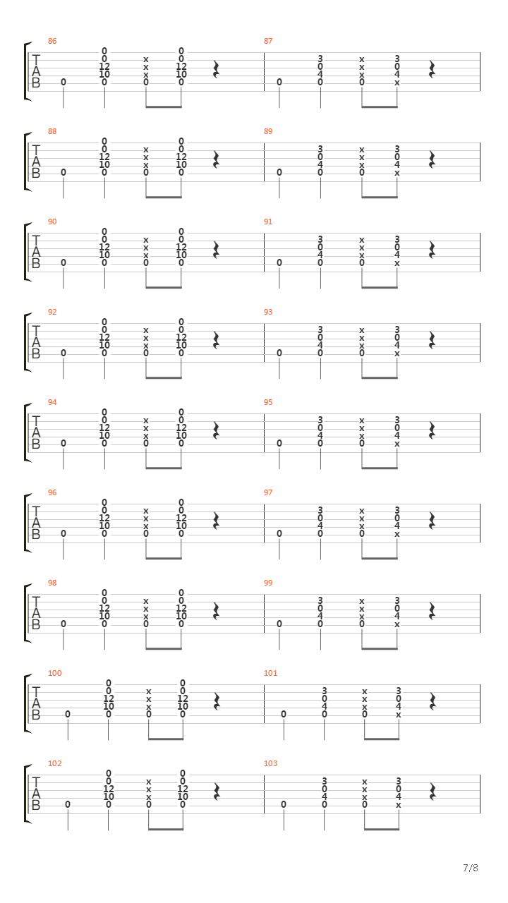 From The Beginning吉他谱