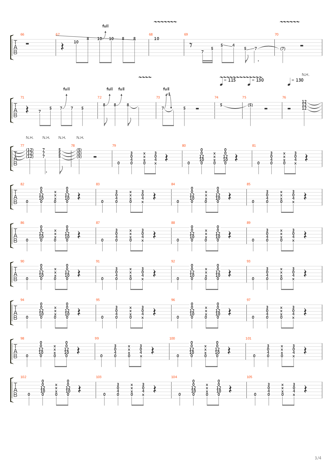 From The Beginning吉他谱