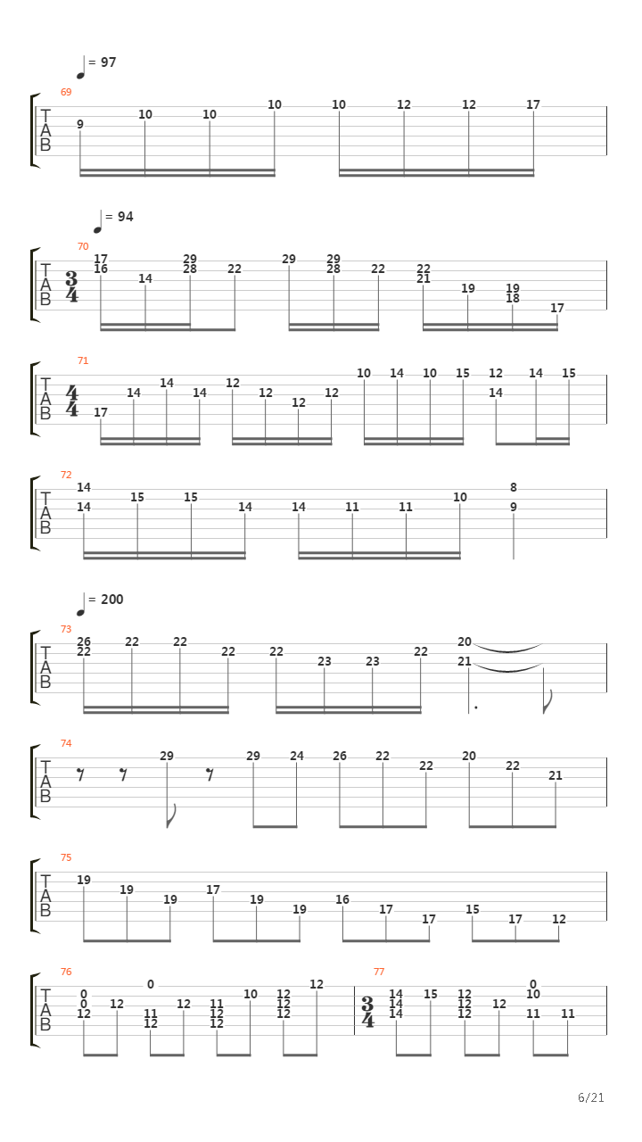 Trilogy吉他谱