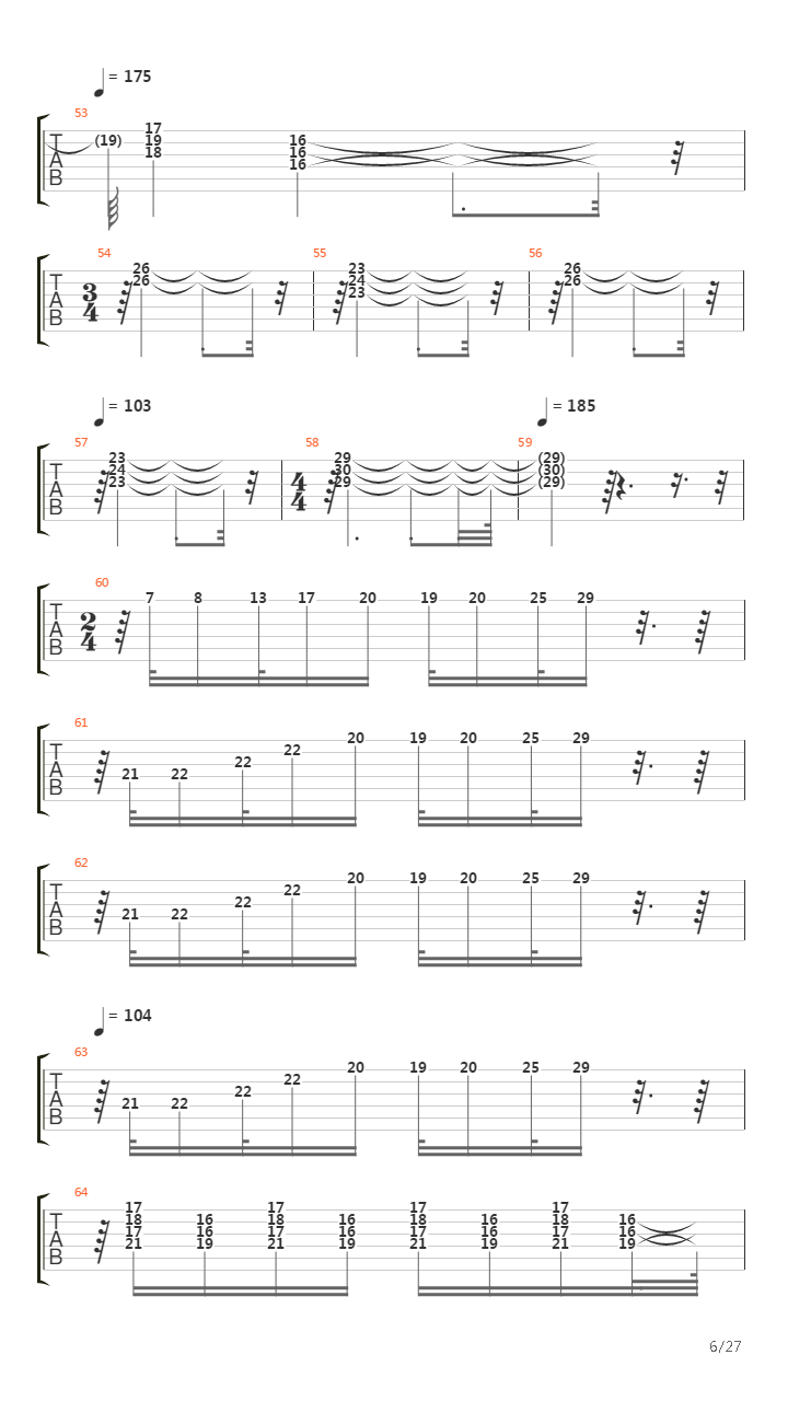Trilogy吉他谱