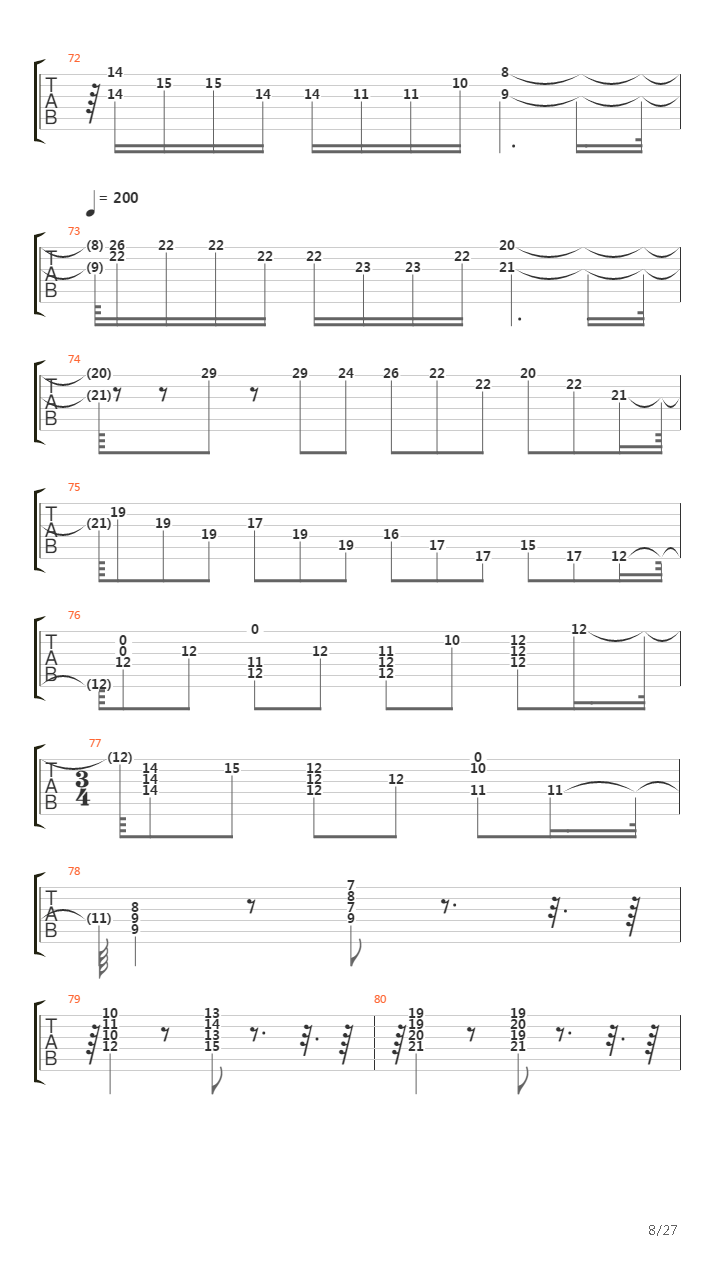 Trilogy吉他谱
