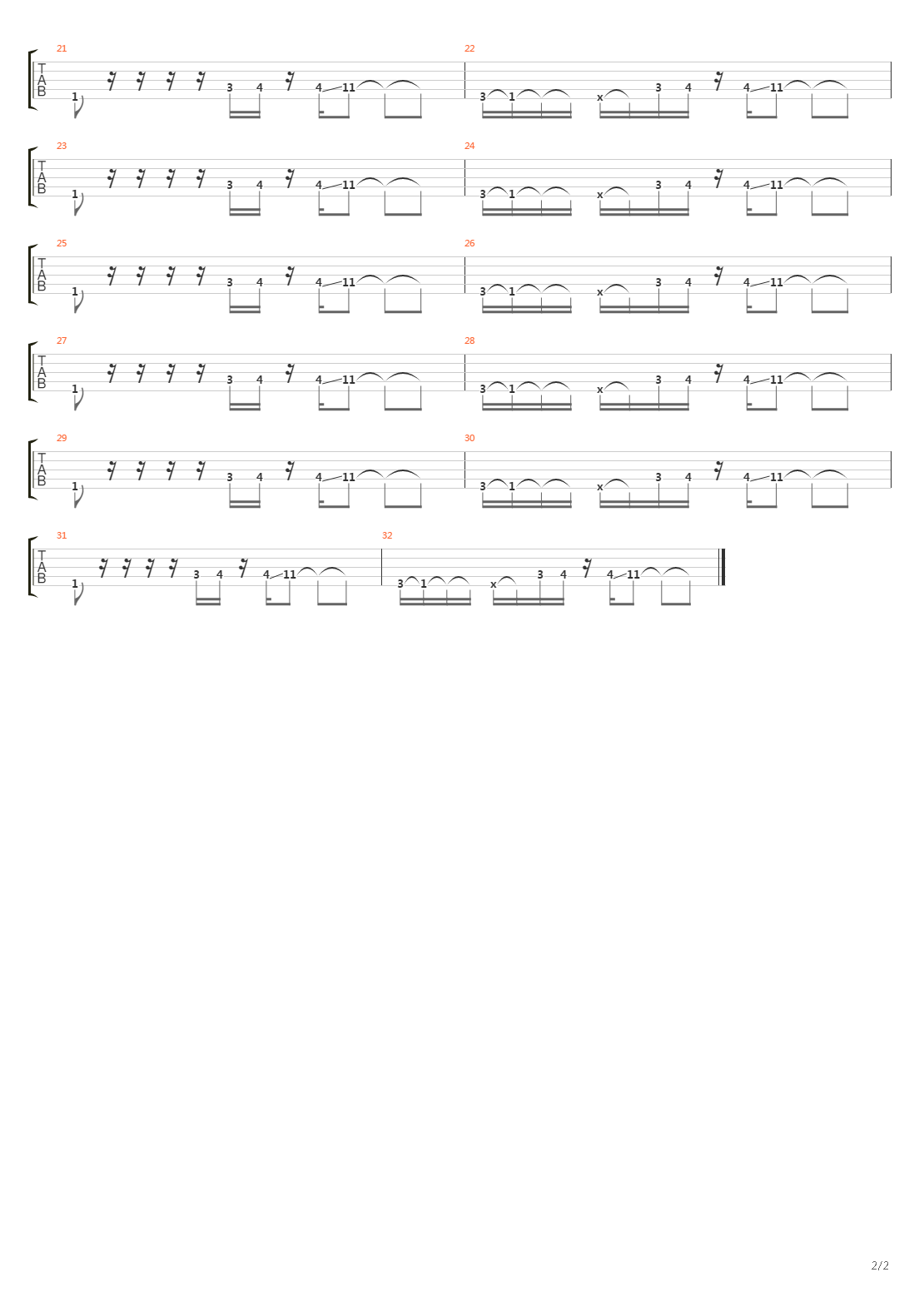 Vost吉他谱