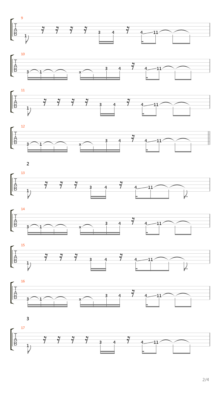 Vost吉他谱