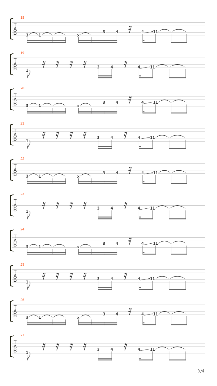 Vost吉他谱