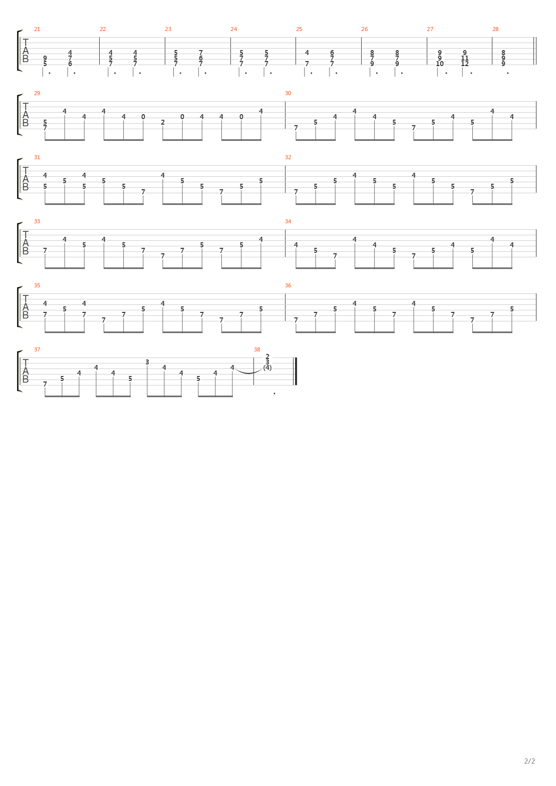 Chi Mai吉他谱