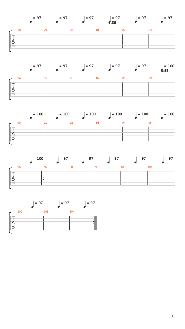 Chapter V吉他谱