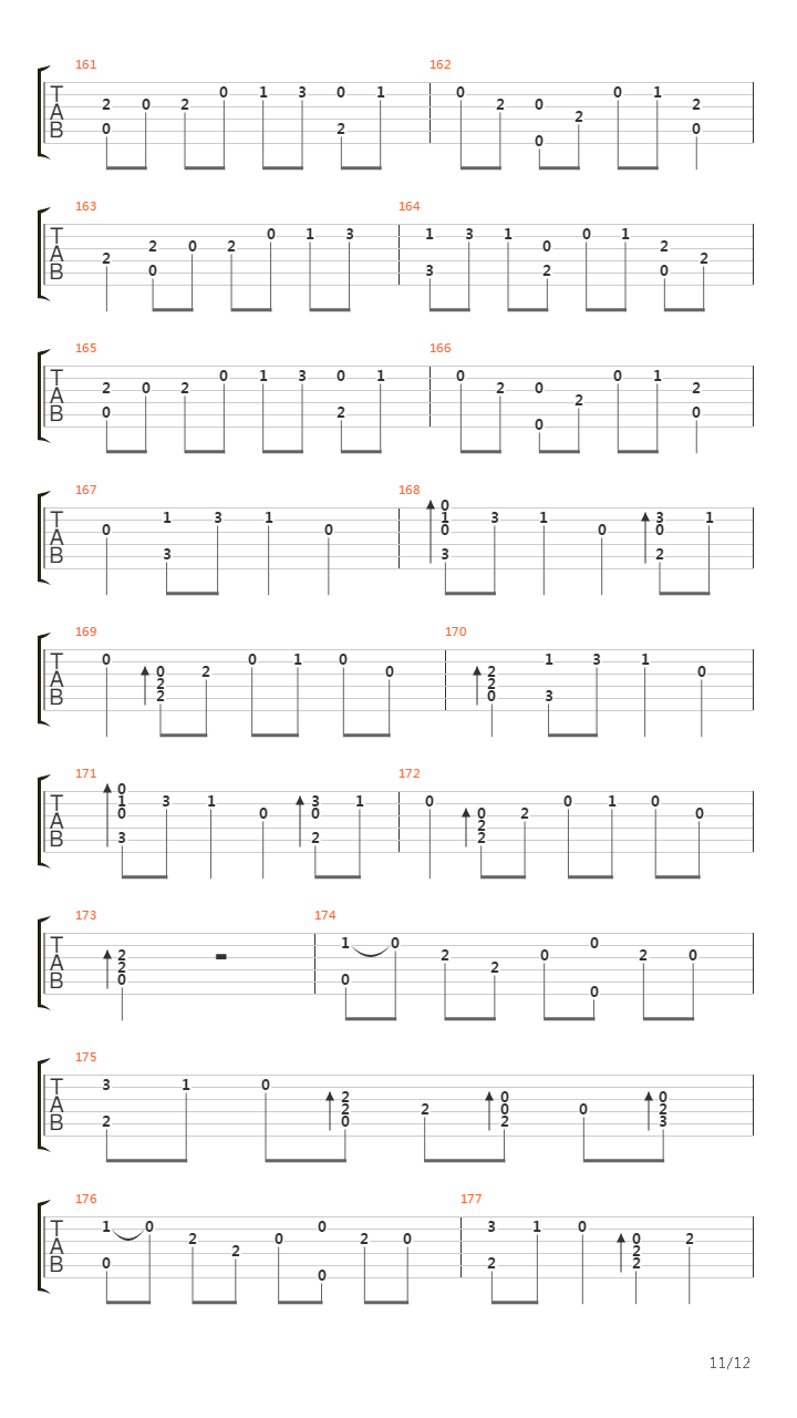 Chapter VII (E-minor)吉他谱