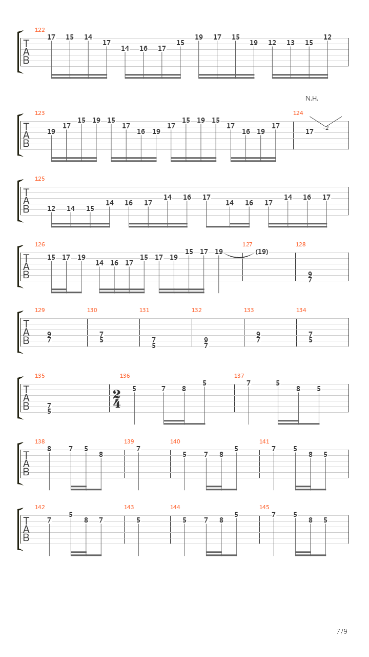 Lagrimas Del Mal吉他谱