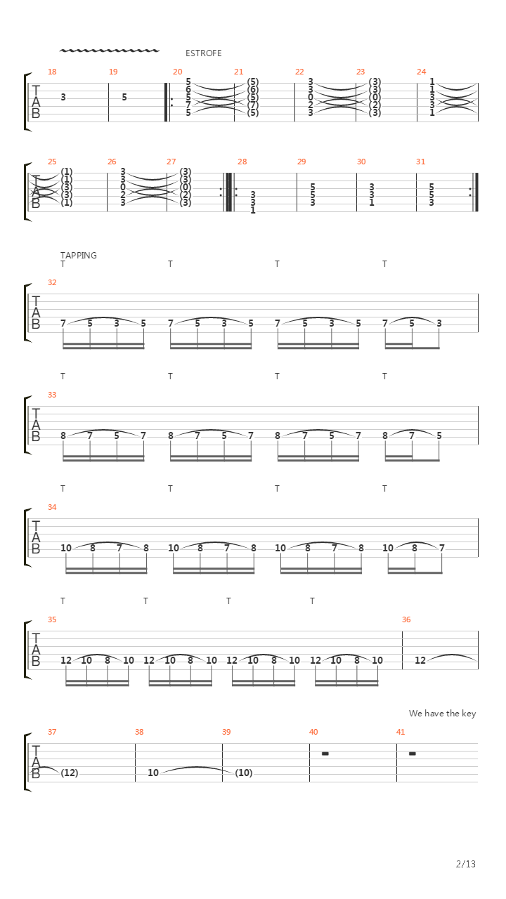 Epiphany吉他谱