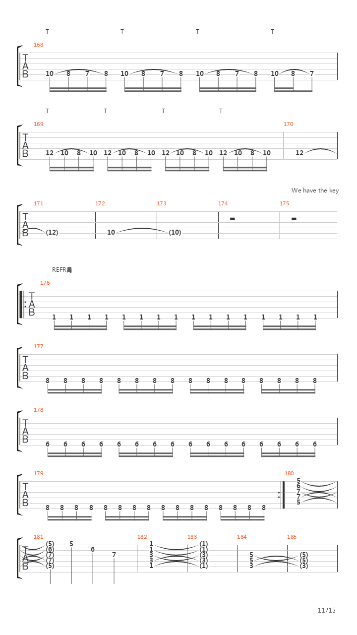 Epiphany吉他谱