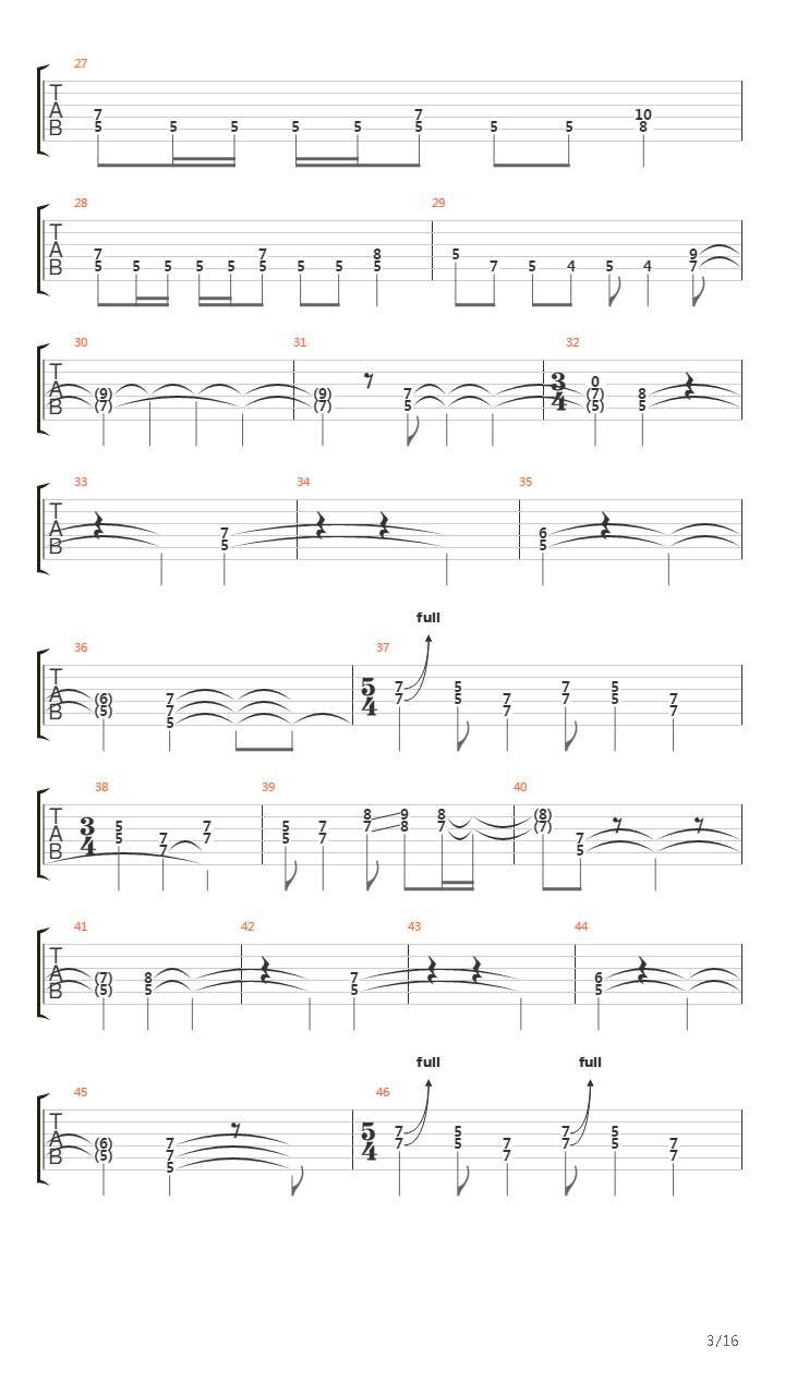 Fiat Voluntas Tua吉他谱