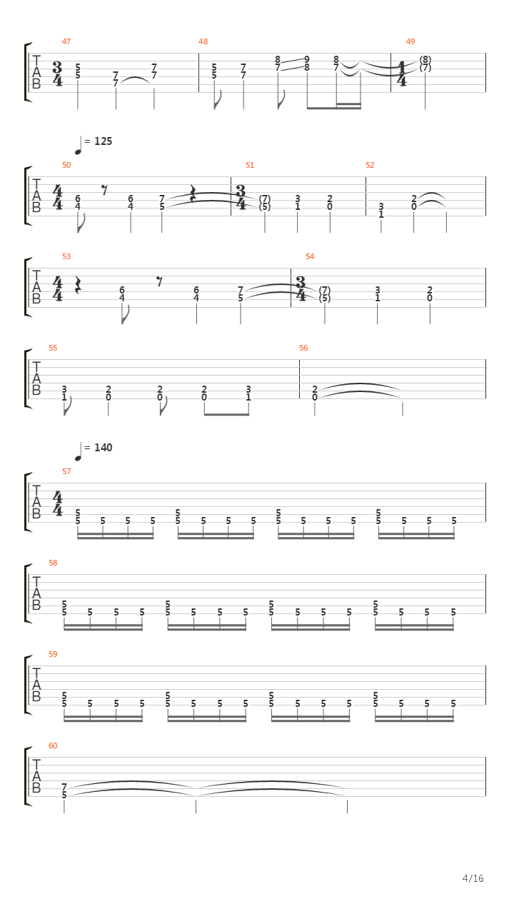 Fiat Voluntas Tua吉他谱