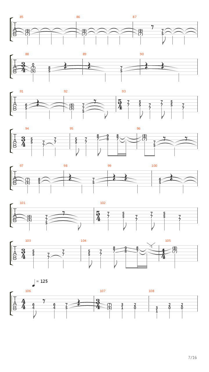 Fiat Voluntas Tua吉他谱