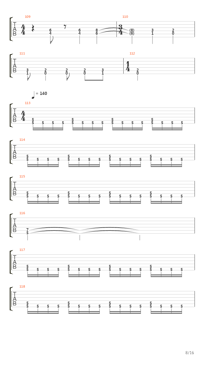 Fiat Voluntas Tua吉他谱