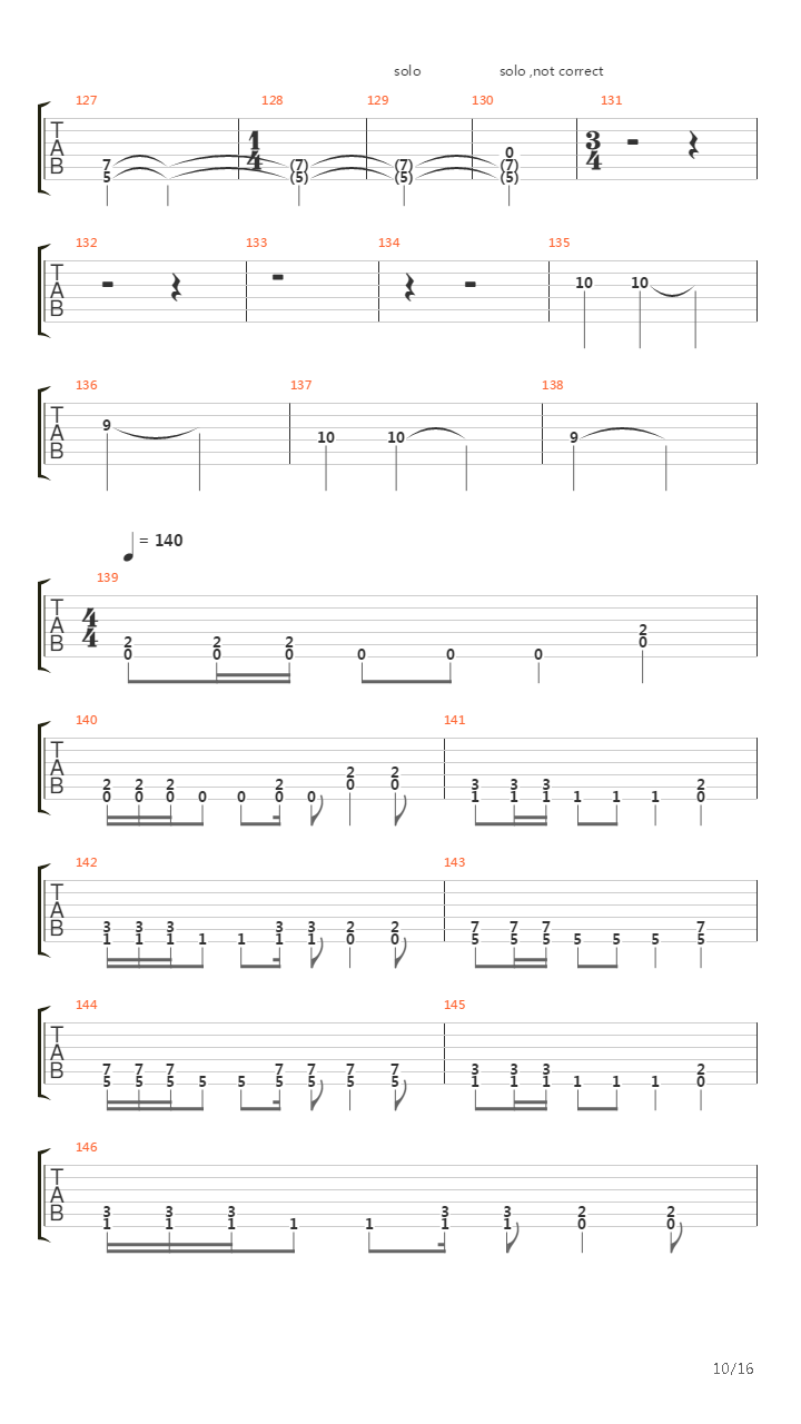 Fiat Voluntas Tua吉他谱