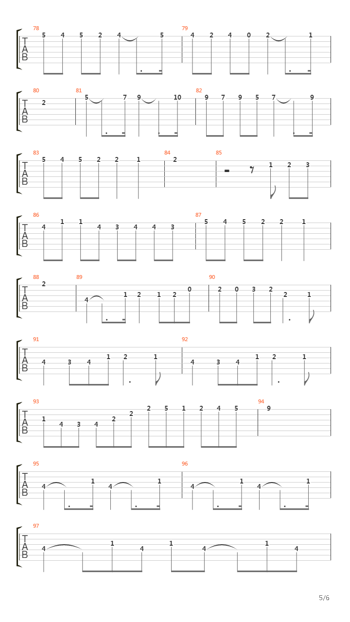 Pavane吉他谱