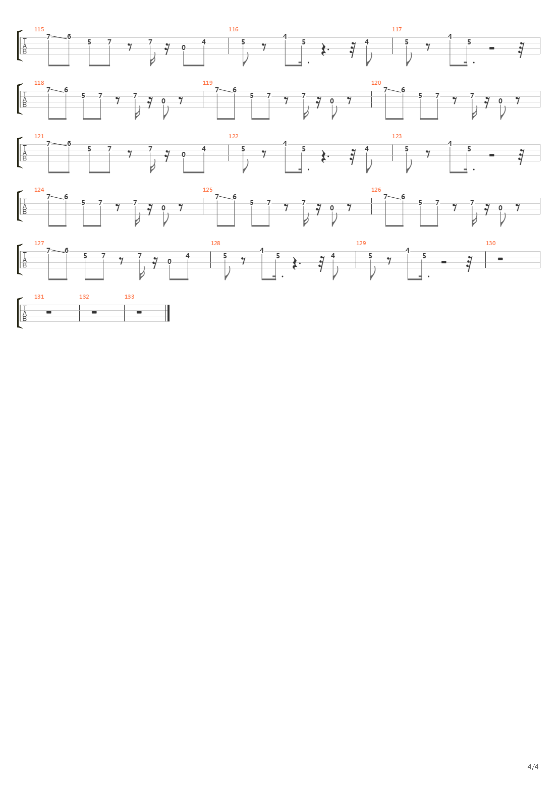 Cars吉他谱