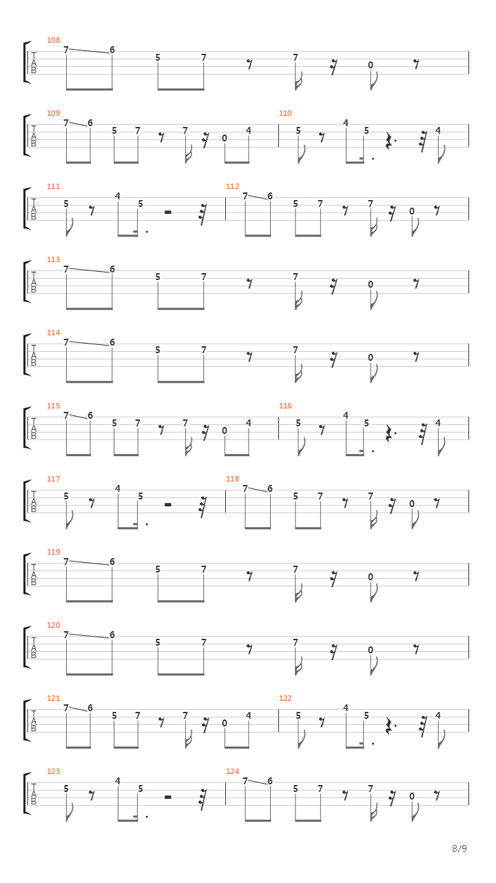 Cars吉他谱