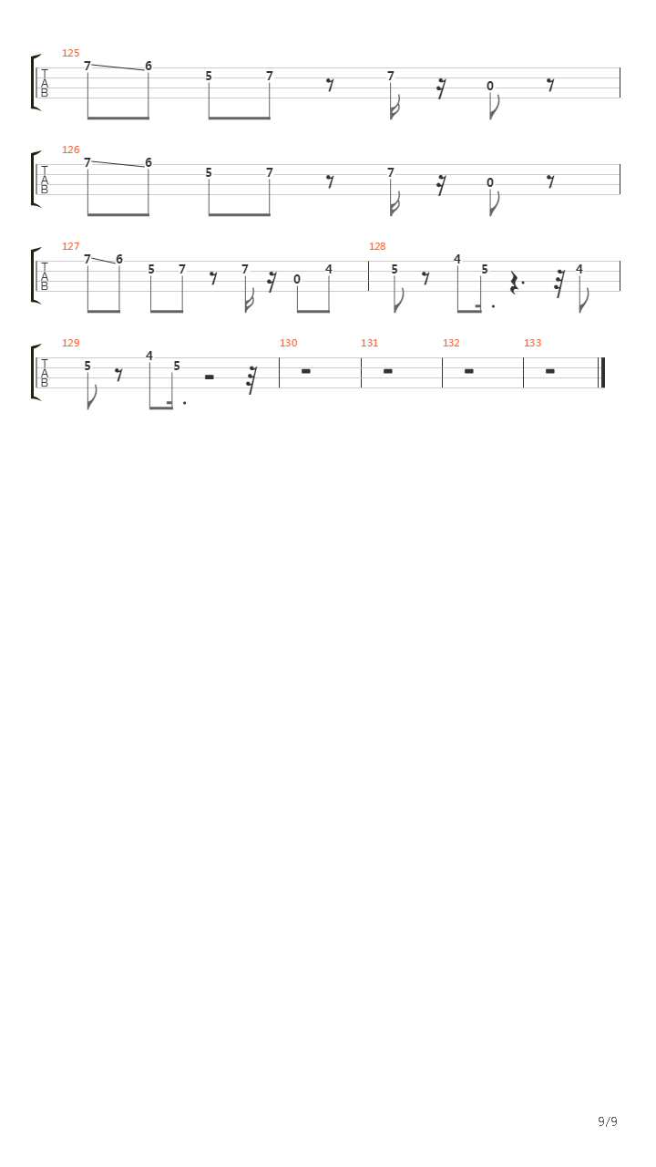 Cars吉他谱