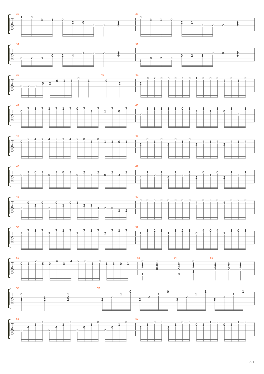 Passacaglia吉他谱