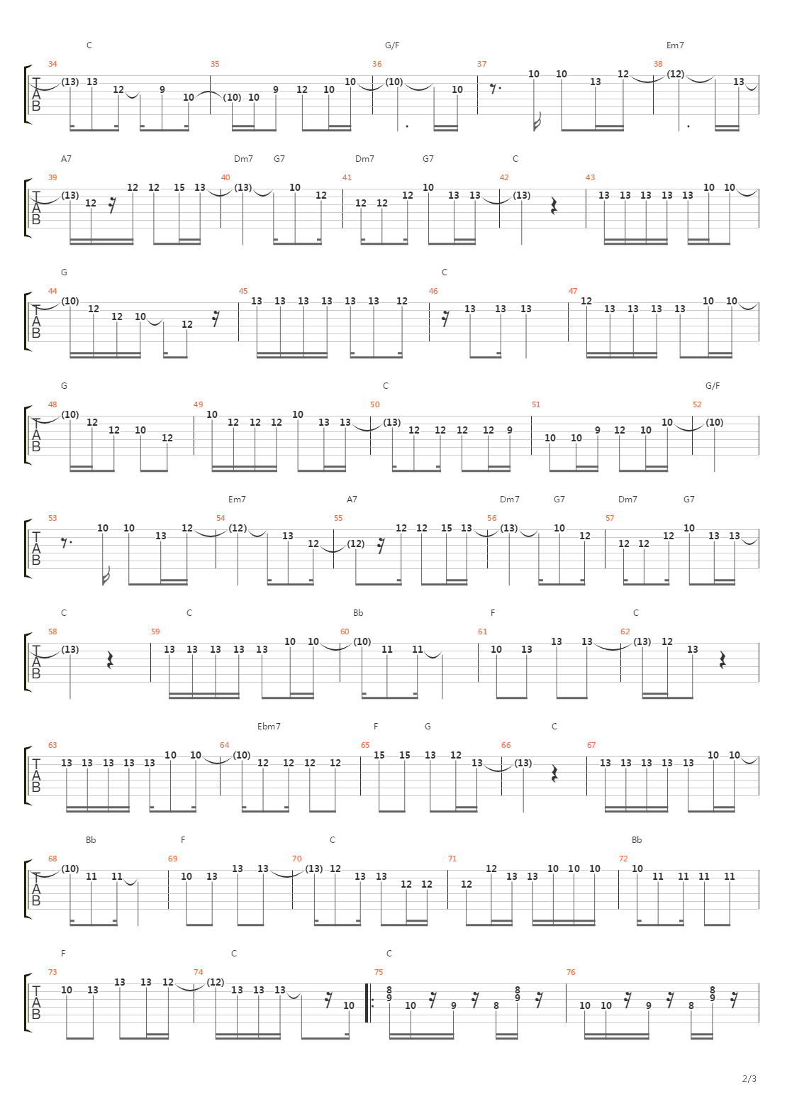 Expresso 2222吉他谱