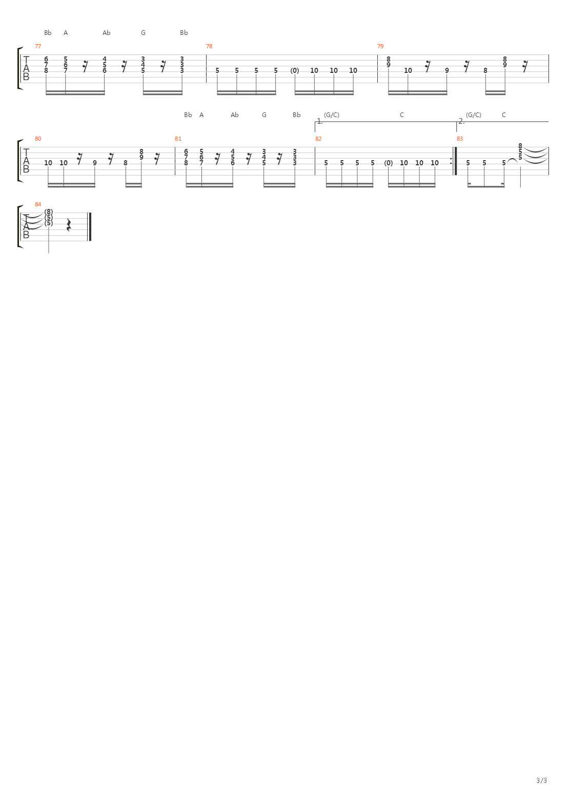 Expresso 2222吉他谱