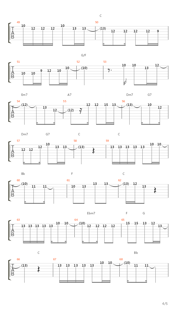 Expresso 2222吉他谱