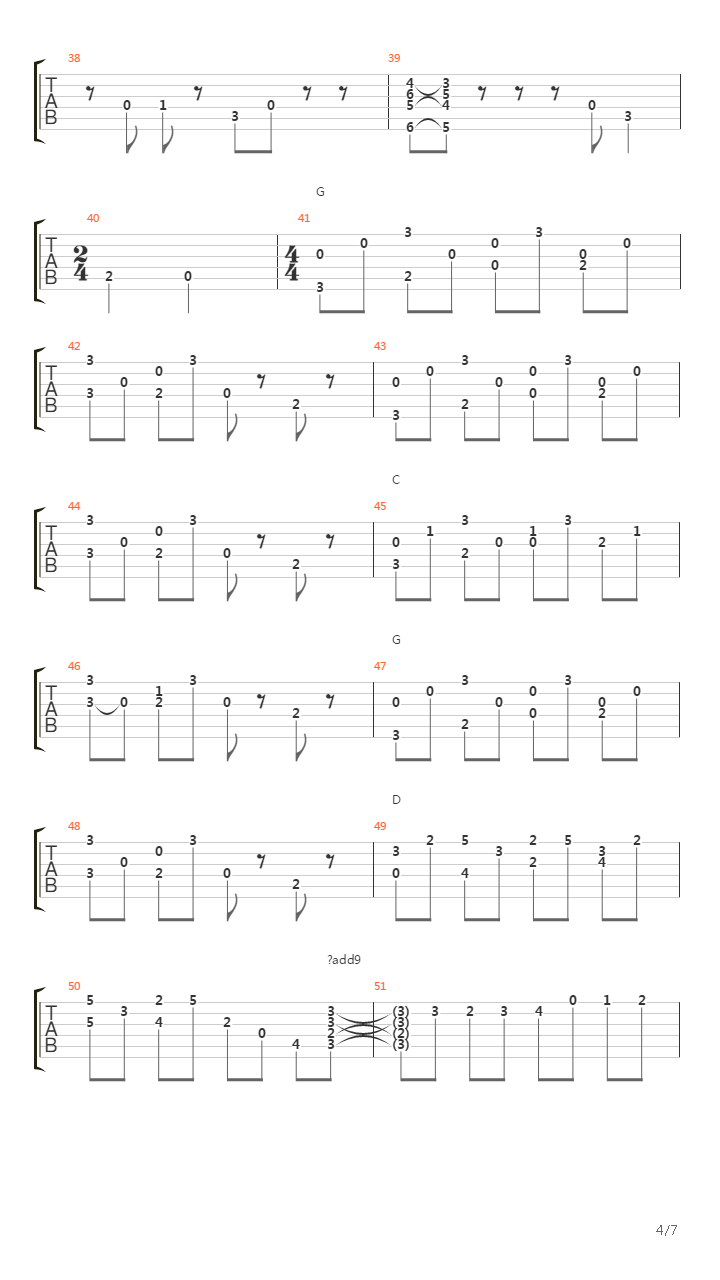 In The Mood (arr. by Tanaka Yoshinori )吉他谱