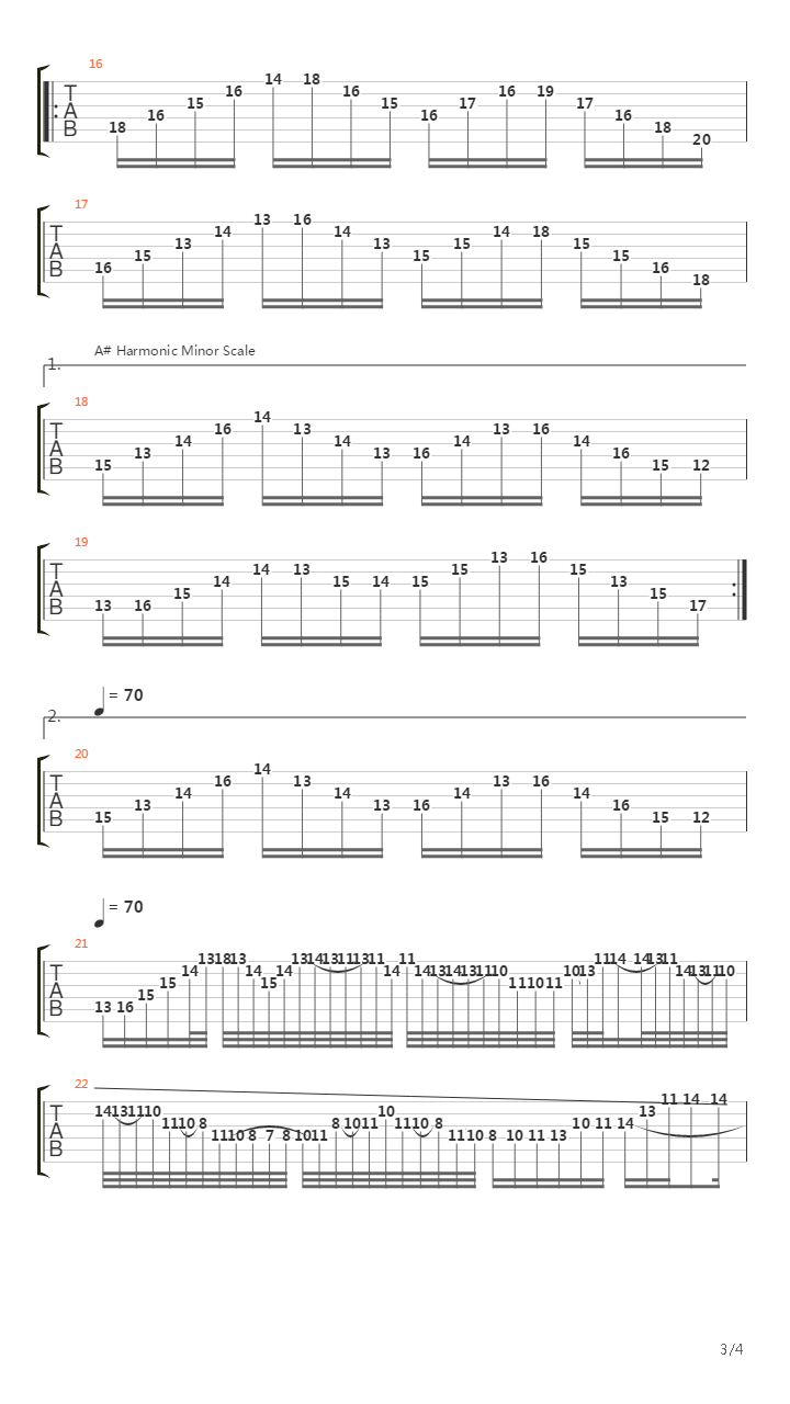 Bach Mock吉他谱