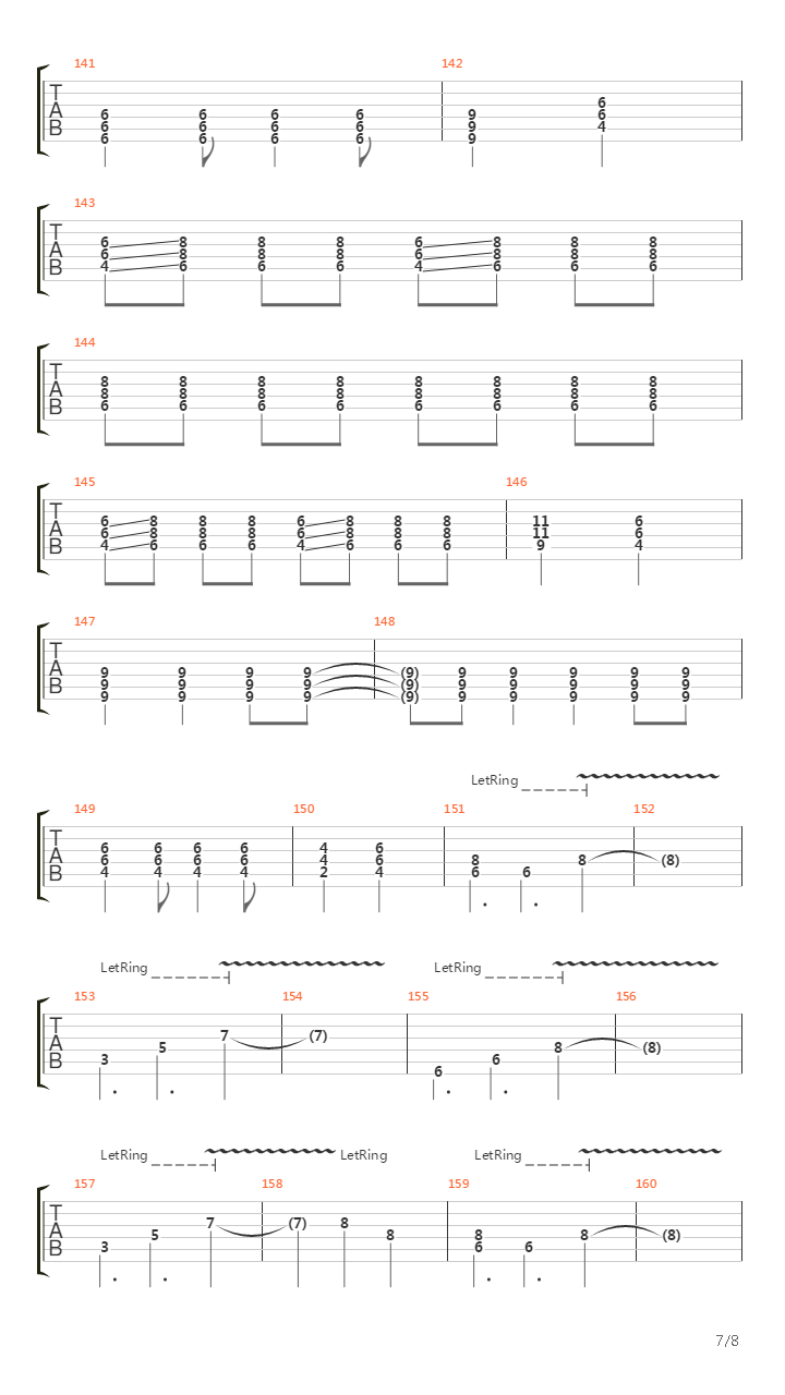 Break The Line吉他谱