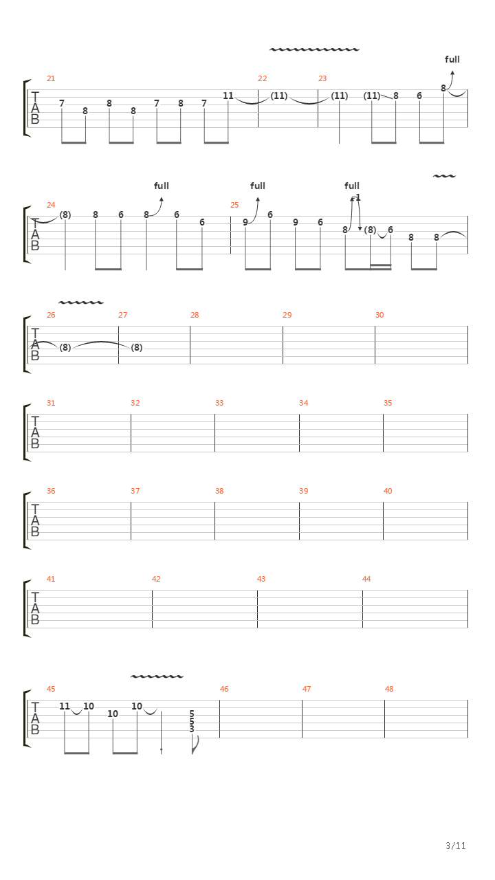 Get in the Ring吉他谱