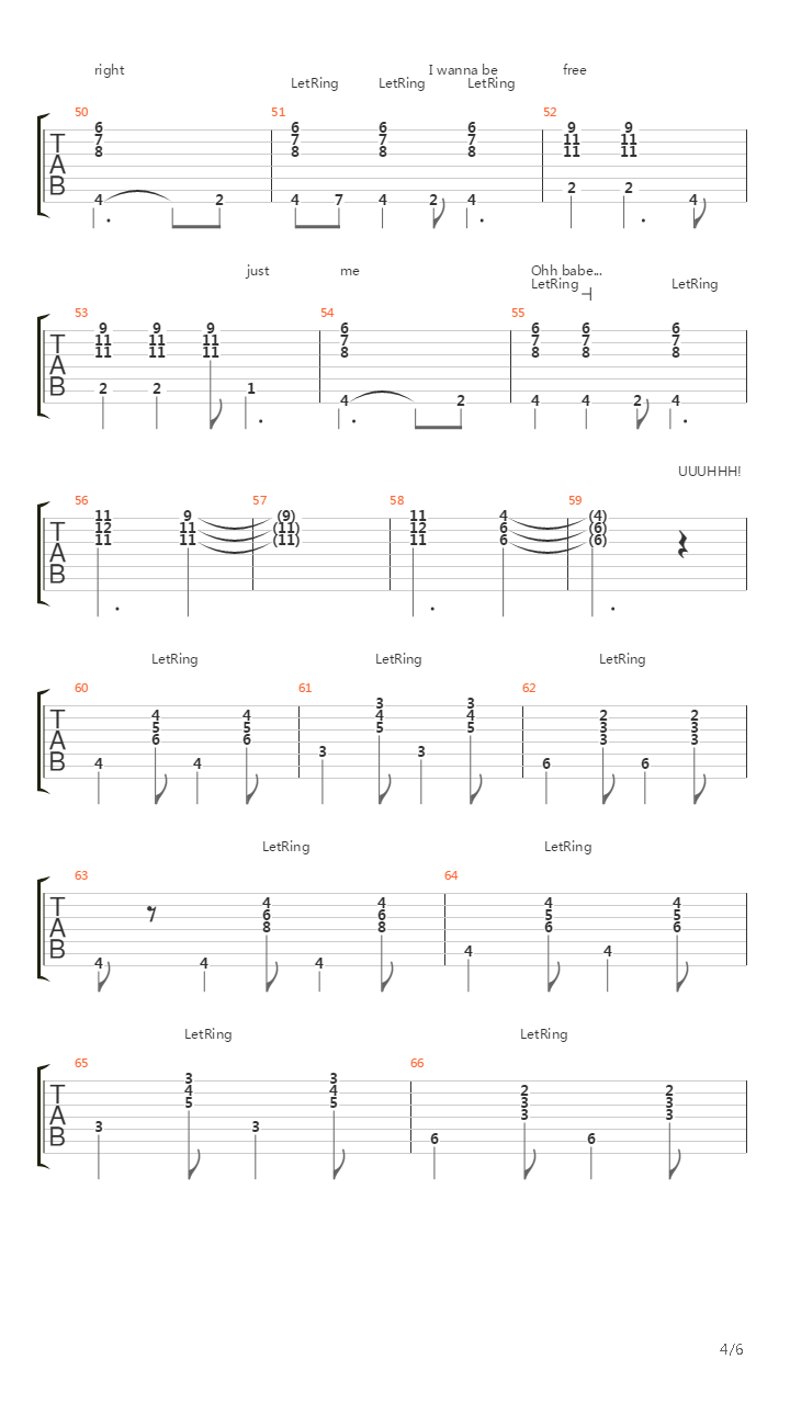 Easy吉他谱