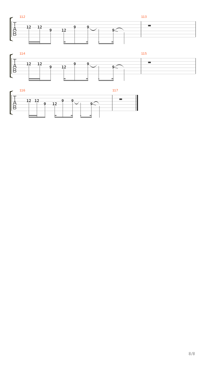 Chemical In Me吉他谱